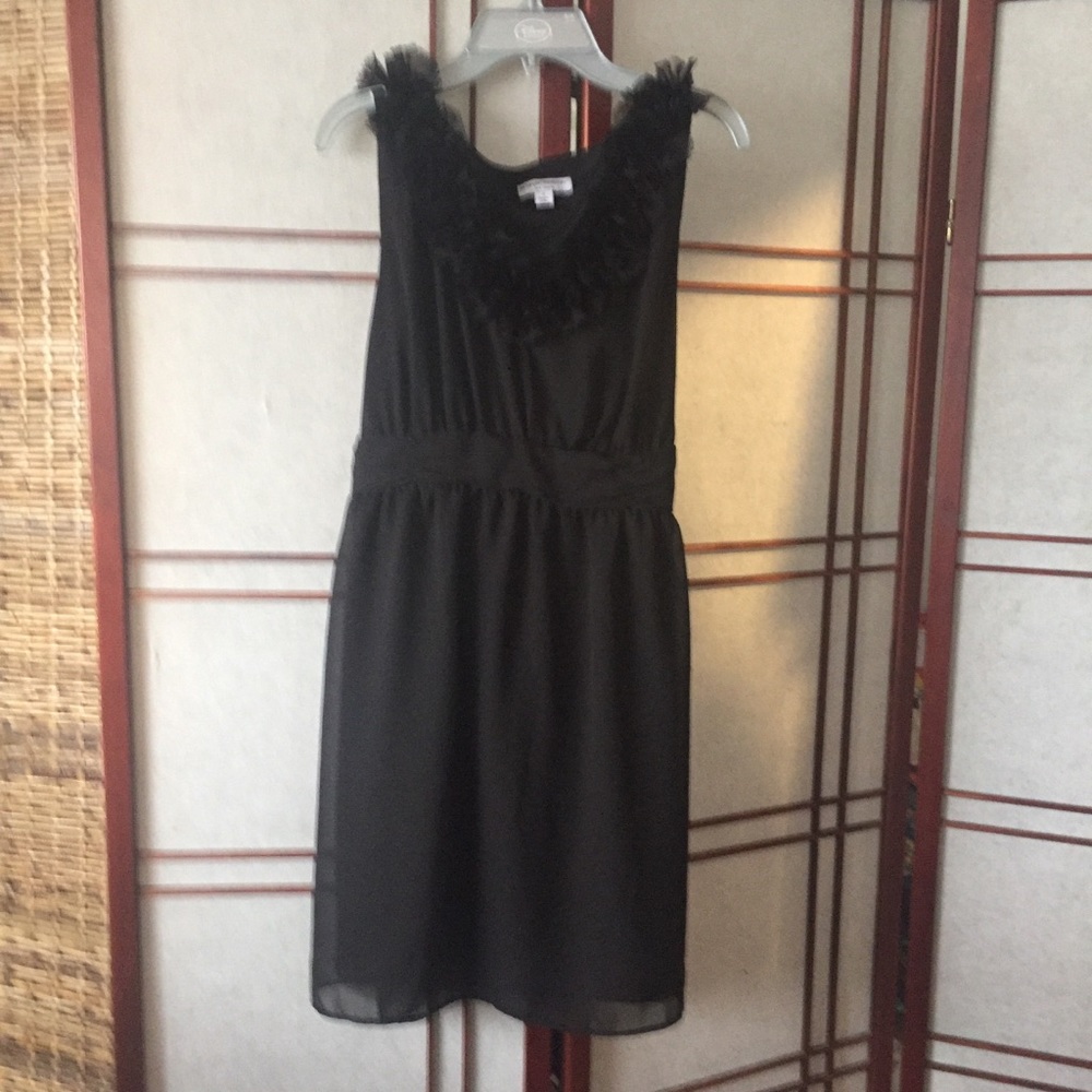 Fancy Maternity Dress.  Black & Flows .  Like New.